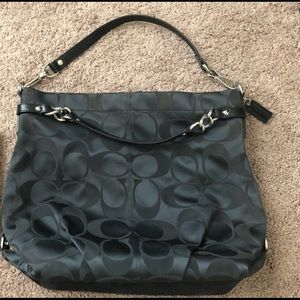 Coach Brooke Black Satchel F16619